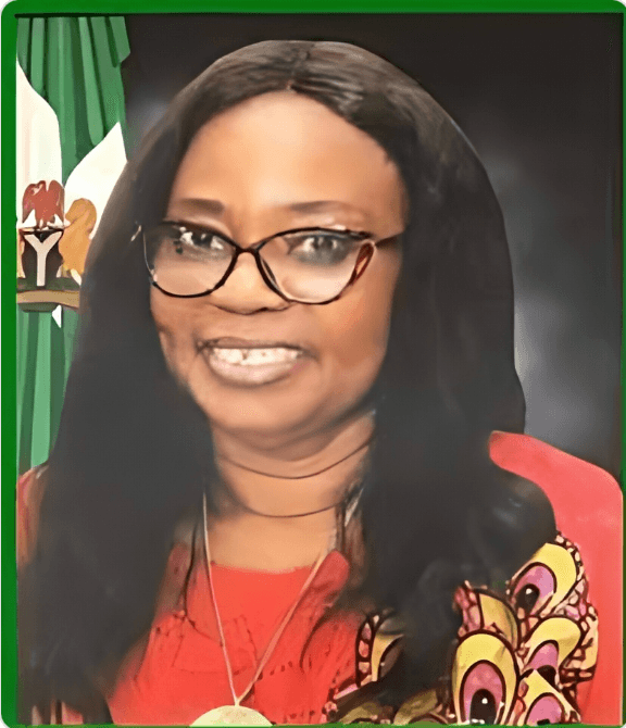 Hon. (Mrs.) Rubby Emele - Commissioner for Local Government Area, Community and Chieftaincy Affairs